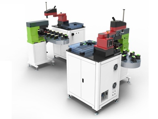 水平機器人玩具廠移印上下料