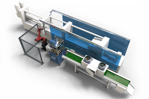 六關節機器人應用於壓軸行業